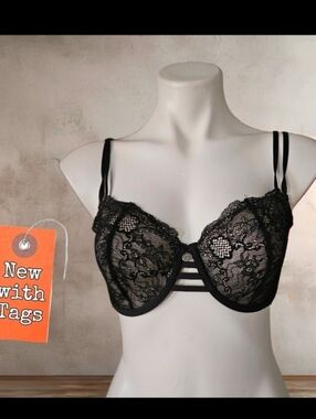 NWT/ Parisa Marseilles Underwire Balconette Bra 34DD